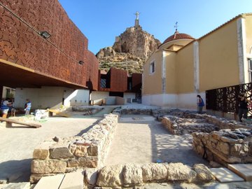 Adjudicada hoy la I fase de restauración del Castillo de Monteagudo, tras la visita de Ballesta