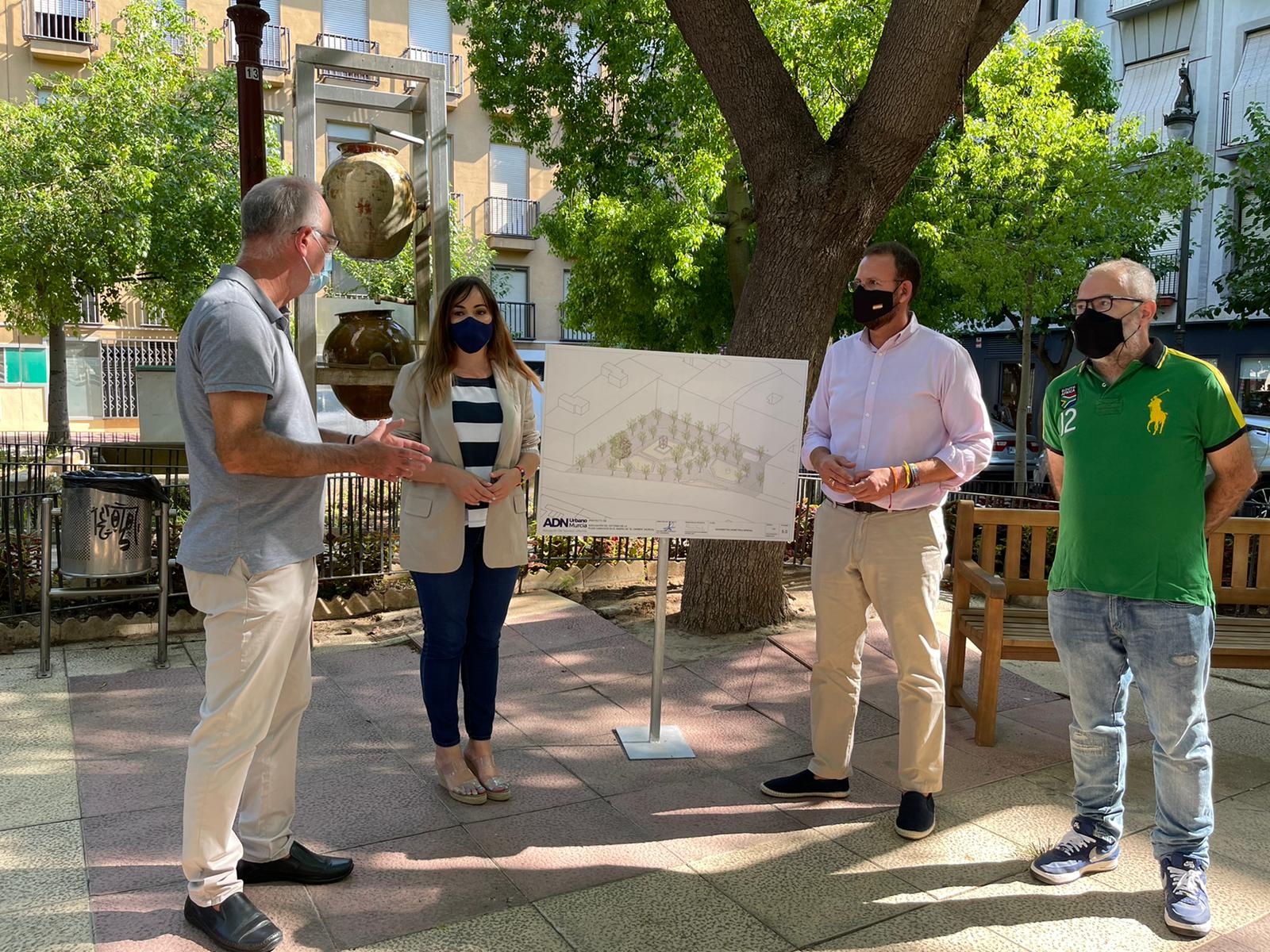 El tripartito ralentiza la remodelación de la plaza Camachos que impulsó el equipo de Ballesta dentro del proyecto ADN