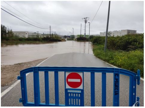 El PP vuelve a insistir en la construcción en Torreagüera de un puente sobre la rambla de El Garruchal