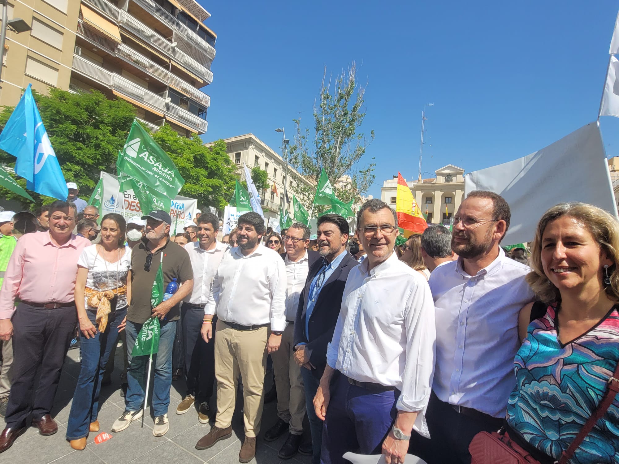 Ballesta respalda las reivindicaciones de los regantes en defensa del Trasvase Tajo-Segura